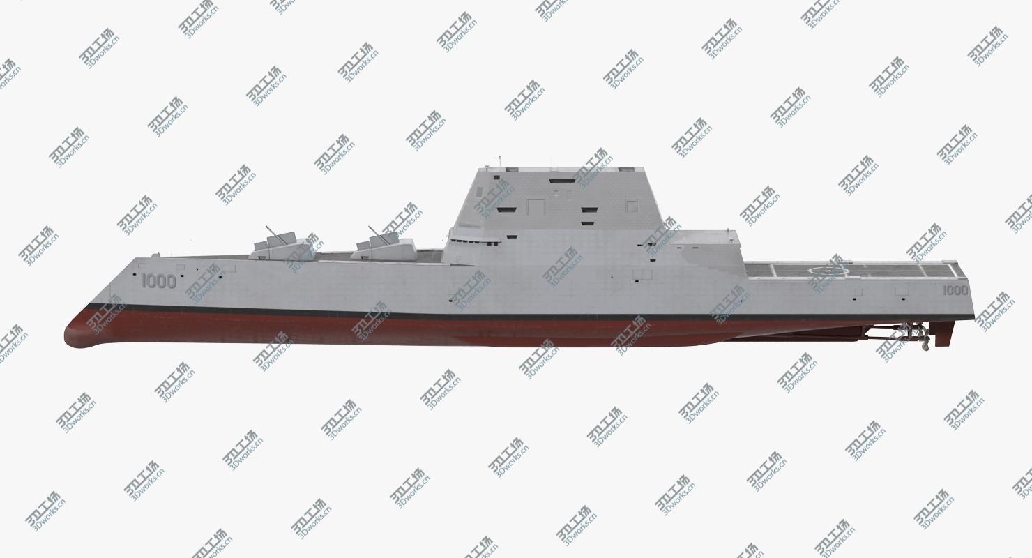 images/goods_img/2021040165/Zumwalt Class Destroyer US Stealth Ship/3.jpg